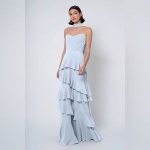 Jenny Yoo Whisper Blue Simona Dress